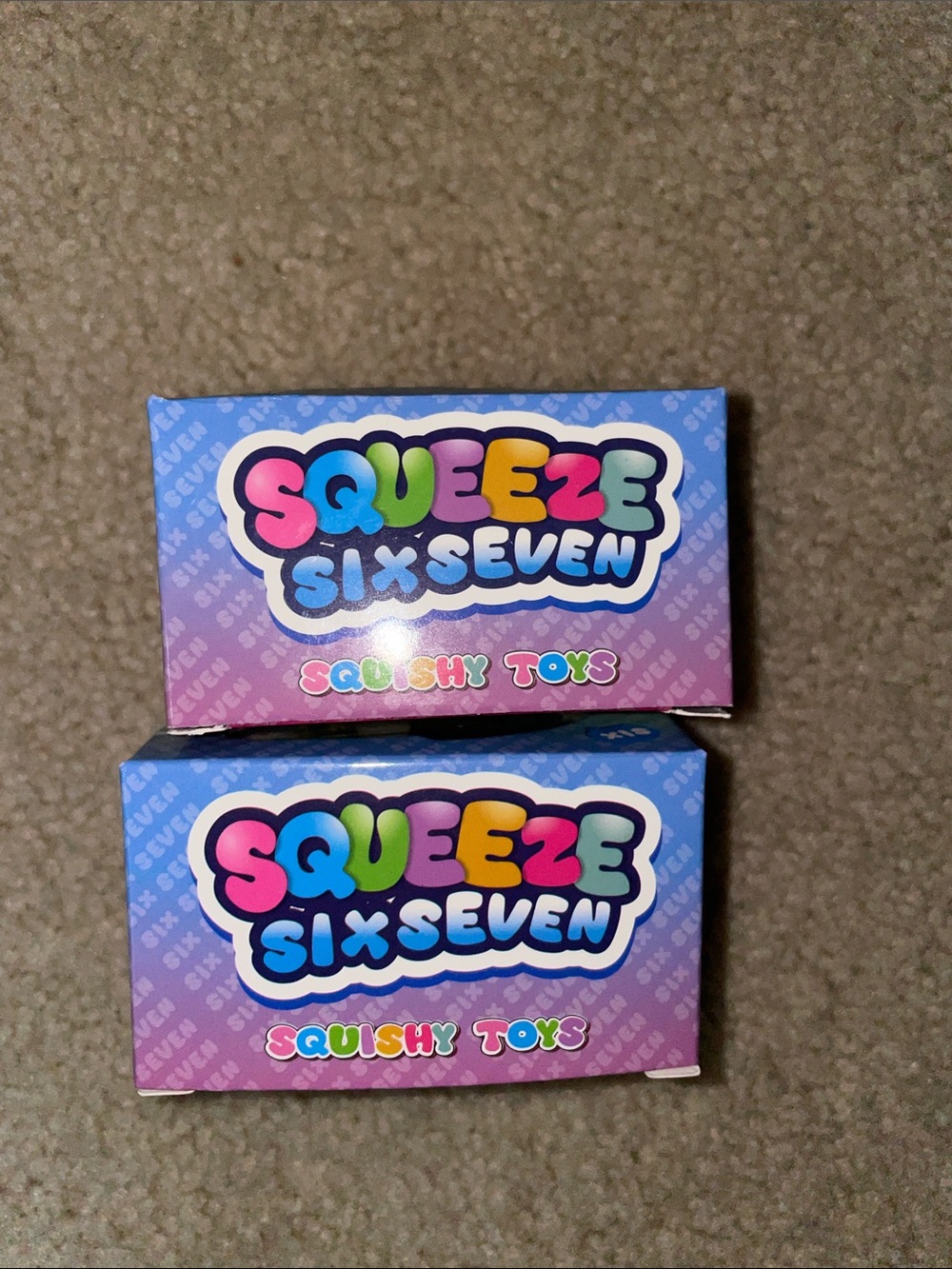 Squishy Toys 6/7- Colorful Boxed Kids Toy